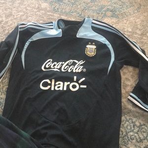 Adidas Argentina Top M long sleeve navy used